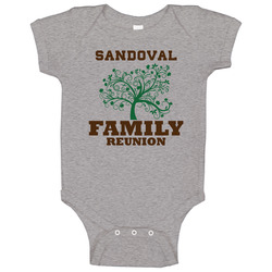 Family Tree Sandoval Reunion Last Name Surname Baby One Piece Family Tree Sandoval Reunion Last Name Surname Baby One Piece