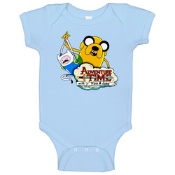 Adventure Time With Finn And Jake Cartoon Baby One Piece Adventure Time With Finn And Jake Cartoon Baby One Piece