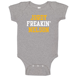 Jordy Freakin' Nelson Green Bay Football Player Cool Fan Baby One Piece Jordy Freakin' Nelson Green Bay Football Player Cool Fan Baby One Piece