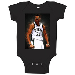 Cool Giannis Antetokounmpo Greek Freak Milwaukee Basketball Fan Baby One Piece Cool Giannis Antetokounmpo Greek Freak Milwaukee Basketball Fan Baby One Piece