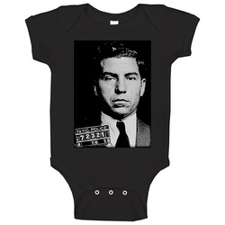 Lucky Luciano Mafia Baby One Piece Lucky Luciano Mafia Baby One Piece