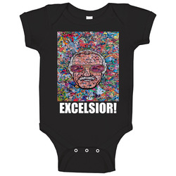 Stan Lee Excelsior! Rest In Peace Comic Book Legend Baby One Piece Stan Lee Excelsior! Rest In Peace Comic Book Legend Baby One Piece