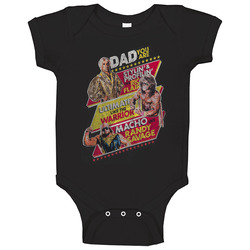 Wwe Champions Father's Day Wrestling Fan Grunge Spray Baby One Piece Wwe Champions Father's Day Wrestling Fan Grunge Spray Baby One Piece