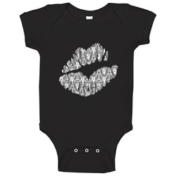 Okland Raiders Football Ladies T Shirt Kiss Me I'm A Raider Fan Baby One Piece