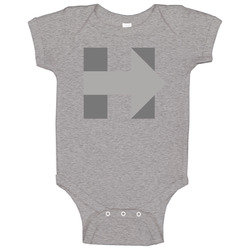 Hillary Clinton Campaign Logo Grey Presidential Baby One Piece Hillary Clinton Campaign Logo Grey Presidential Baby One Piece