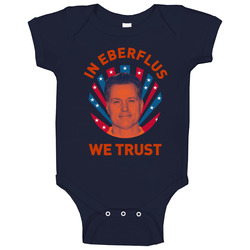 Matt Eberflus In Eberflus We Trust Football Coach Baby One Piece Matt Eberflus In Eberflus We Trust Football Coach Baby One Piece