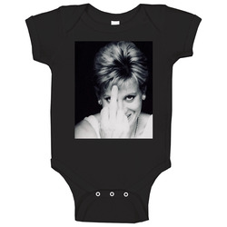 Princess Diana Middle Finger Funny Baby One Piece Princess Diana Middle Finger Funny Baby One Piece