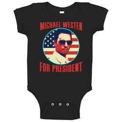 Michael Westen Burn Notice For President Spy Tv Fan Baby One Piece Michael Westen Burn Notice For President Spy Tv Fan Baby One Piece