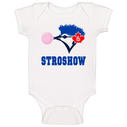 The Stroshow Blue Jays Marcus Stroman Pitcher Baby One Piece The Stroshow Blue Jays Marcus Stroman Pitcher Baby One Piece