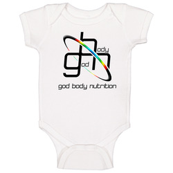 God Body Logo Baby One Piece