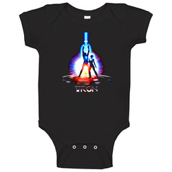 Tron 80s Retro Vintage Baby One Piece Tron 80s Retro Vintage Baby One Piece
