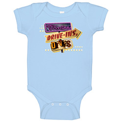 New Diners Drive-ins Dives Food Network Guy Fieri Light Blue Baby One Piece New Diners Drive-ins Dives Food Network Guy Fieri Light Blue Baby One Piece