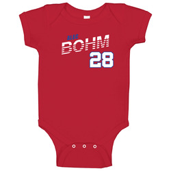 Alec Bohm 28 Favorite Player Philadelphia Baseball Fan Baby One Piece Alec Bohm 28 Favorite Player Philadelphia Baseball Fan Baby One Piece