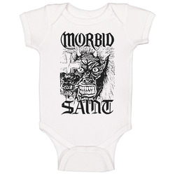 Morbid Saint Heavy Metal Death Baby One Piece Morbid Saint Heavy Metal Death Baby One Piece