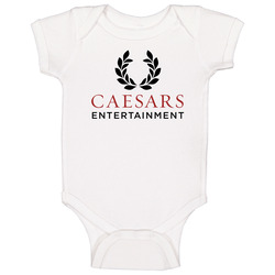 Caesars Entertainment Corporation Nasdaq Company Logo Employee Fan Baby One Piece Caesars Entertainment Corporation Nasdaq Company Logo Employee Fan Baby One Piece