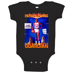 Retro 1980s Patrick Ewing Madison Square Guardian Baby One Piece Retro 1980s Patrick Ewing Madison Square Guardian Baby One Piece