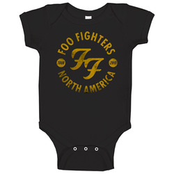 Foo Fighters North America Concert Baby One Piece Foo Fighters North America Concert Baby One Piece