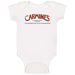 Carmine's Italian Restaurant Popular Washington Restaurant Baby One Piece Carmine's Italian Restaurant Popular Washington Restaurant Baby One Piece
