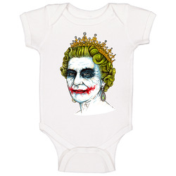 Queen Elizabeth Royal Family Joker Funny Baby One Piece Queen Elizabeth Royal Family Joker Funny Baby One Piece