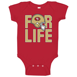 49ers For Life Football Baby One Piece 49ers For Life Football Baby One Piece