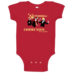 Communism It's A Party Baby One Piece Communism It's A Party Baby One Piece