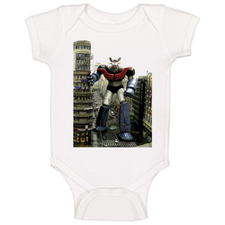 Mazinger Z Street Baby One Piece