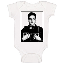 Elvis Famous Mugshot Legendary Icon Presley Fan Baby One Piece Elvis Famous Mugshot Legendary Icon Presley Fan Baby One Piece