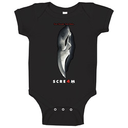 Scream 4 Thriller Horror Movie Baby One Piece Scream 4 Thriller Horror Movie Baby One Piece