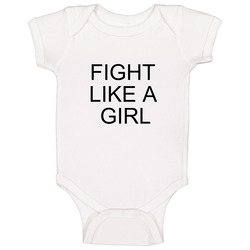 Fight Like A Girl Baby One Piece Fight Like A Girl Baby One Piece