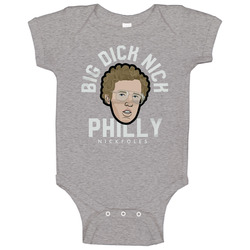 Big Dick Nick Philadelphia Football Baby One Piece Big Dick Nick Philadelphia Football Baby One Piece