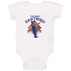 The Great Bartbino Bartolo Baseball Legend Baby One Piece The Great Bartbino Bartolo Baseball Legend Baby One Piece