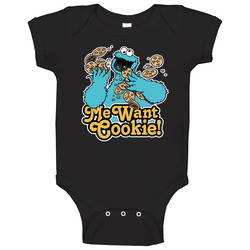 Cookie Monster Baby One Piece Cookie Monster Baby One Piece