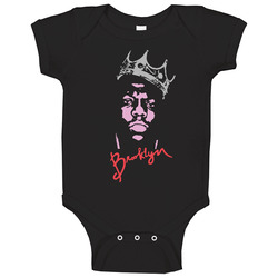 Notorious Big Rapper Crown Cool Gangster Baby One Piece Notorious Big Rapper Crown Cool Gangster Baby One Piece