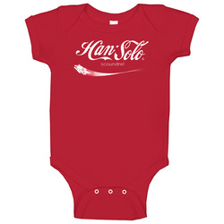 Han Solo Coca-cola Logo Style Baby One Piece