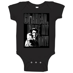 Dirty Harry MAKE MY DAY Clint black JOE Baby One Piece