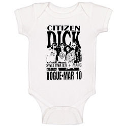 Citizen Dick punk gringe seattle concert Frank Baby One Piece Citizen Dick punk gringe seattle concert Frank Baby One Piece