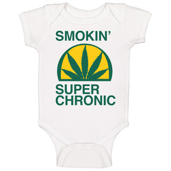 Smokin Super Chronic Weed Drugs Rap Baby One Piece Smokin Super Chronic Weed Drugs Rap Baby One Piece