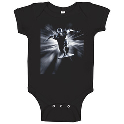 Silver Surfer Rise Of Superhero Comic Baby One Piece Silver Surfer Rise Of Superhero Comic Baby One Piece