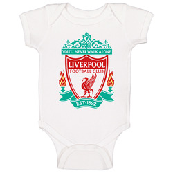 Liverpool Football Club Crest Soccer England Sports Baby One Piece