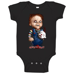 Childs Play Chucky Horror Cult Movie Baby One Piece Childs Play Chucky Horror Cult Movie Baby One Piece