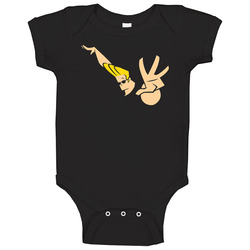 Johnny Bravo Cartoon Elvis Parody Baby One Piece Johnny Bravo Cartoon Elvis Parody Baby One Piece
