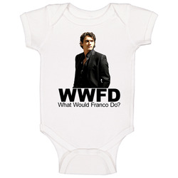 James Franco General Hospital Soap Opera Wwjd Baby One Piece James Franco General Hospital Soap Opera Wwjd Baby One Piece