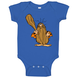Captain Caveman Cartoon Retro Baby One Piece Captain Caveman Cartoon Retro Baby One Piece
