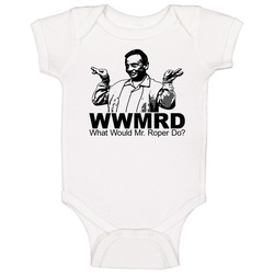 What Would Mr Roper Do Threes Company Baby One Piece What Would Mr Roper Do Threes Company Baby One Piece