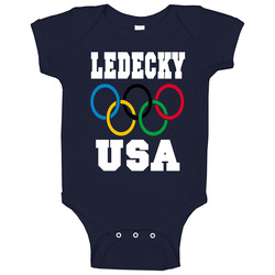 Katie Ledecky Usa Rio Olympic Gold Swimmer Baby One Piece Katie Ledecky Usa Rio Olympic Gold Swimmer Baby One Piece