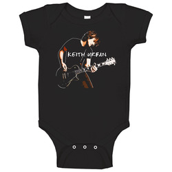 Keith Urban Country Star Classic Baby One Piece Keith Urban Country Star Classic Baby One Piece