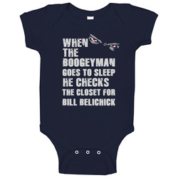 Bill Belichick Boogeyman Football Sports New England Baby One Piece Bill Belichick Boogeyman Football Sports New England Baby One Piece
