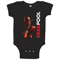 Deadpool Comic Sniper Cartoon Baby One Piece Deadpool Comic Sniper Cartoon Baby One Piece
