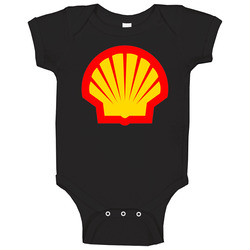 Shell Oil Gas Station Company Logo Baby One Piece Shell Oil Gas Station Company Logo Baby One Piece