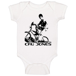 Cru Jones Rad Bike Retro Baby One Piece Cru Jones Rad Bike Retro Baby One Piece